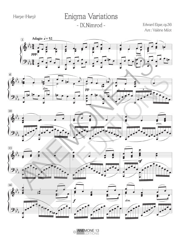 Edward　(Enigma　–　Elgar　Anemone13　Nimrod　Variations)
