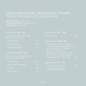 Trio Tétreault-Milot-Bareil - CD