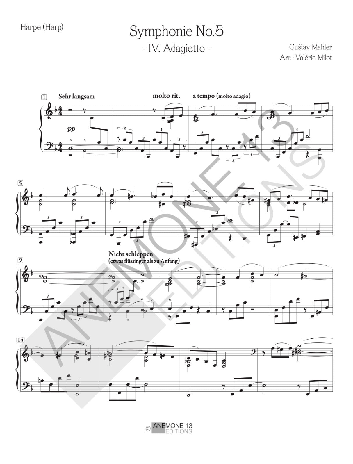 (Symphony　Gustav　Anemone13　Mahler　Adagietto　No.5)　–